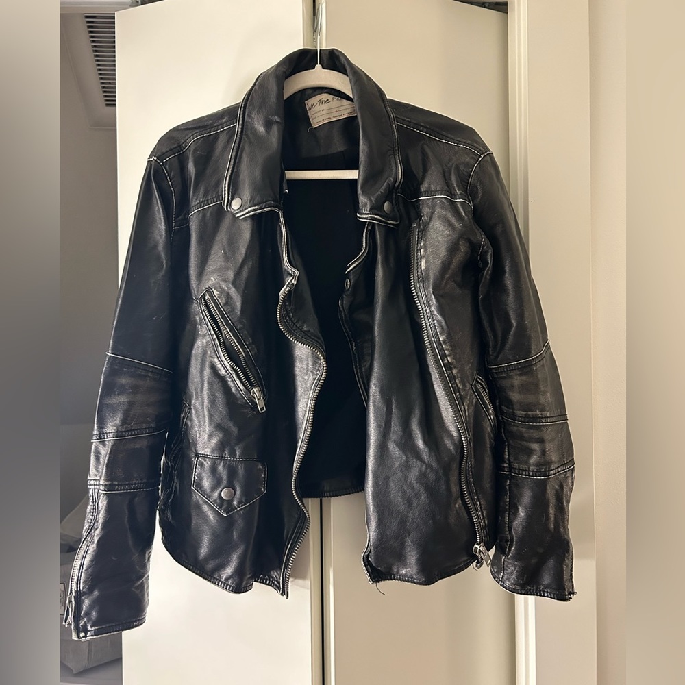 Free People Leather Jacket